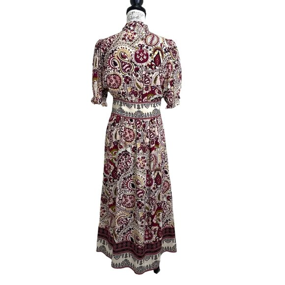 ba&sh Women's Lady Dress Maxi Floral Paisley V-Neck Size XS - Picture 7 of 8